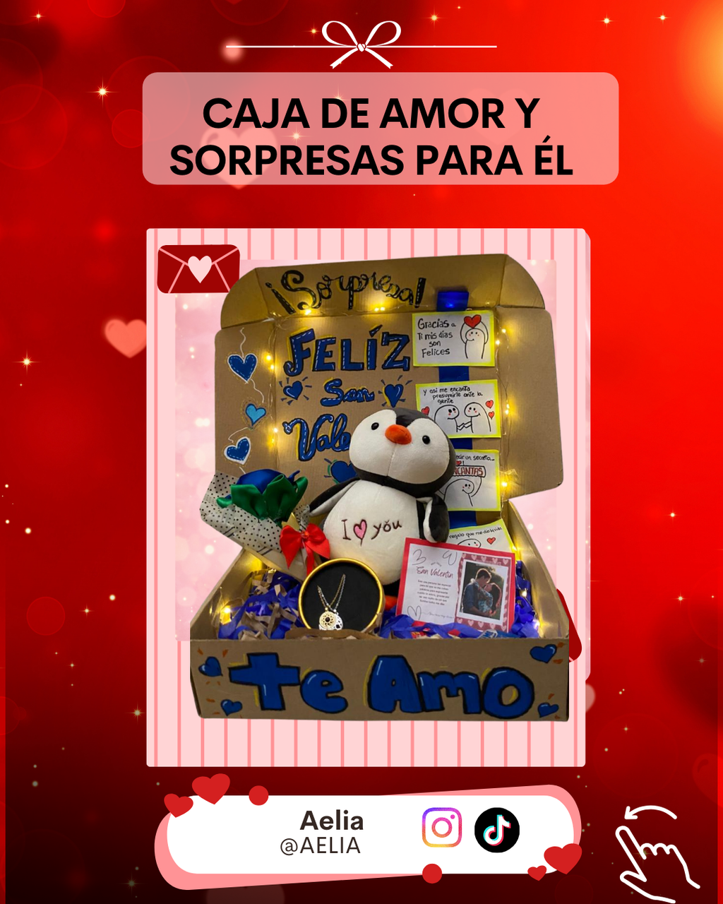 Caja de Amor y Sorpresas para Él