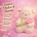 PELUCHE CORDERITO CON TULIPÁN